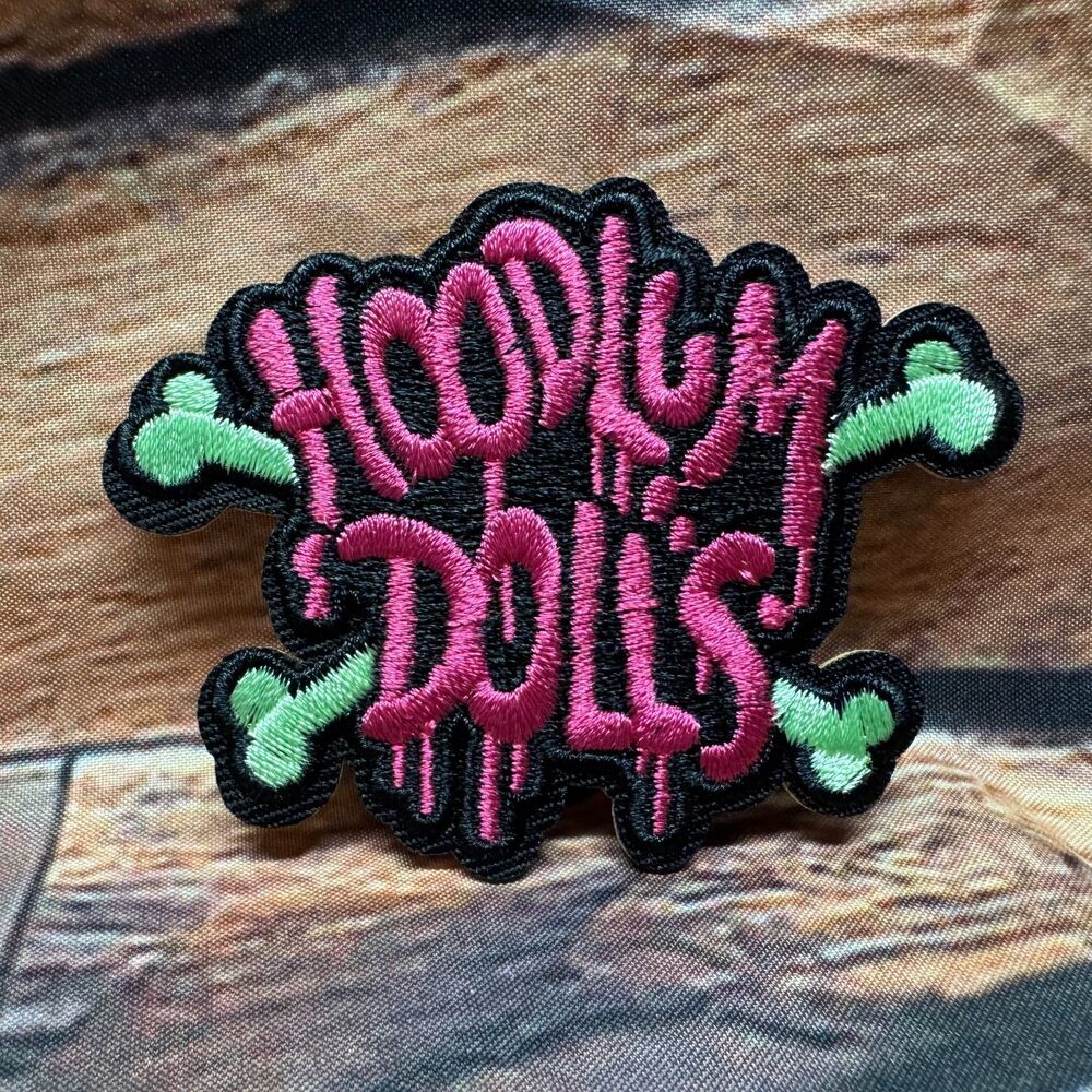 Huntdown Hoodlum Dolls Iron On Patch Video Game Official Gang Bonus Rare NEW